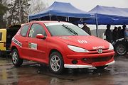 Rallyslalom 2024 Přerov na bochořském letišti.