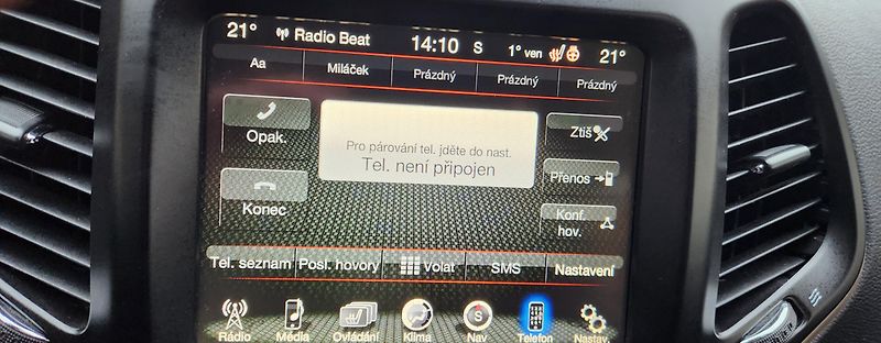 Jeep Cherokee (2015) 2.0D MJET LIMITED AWD LED DPH - fotka 49 z 54