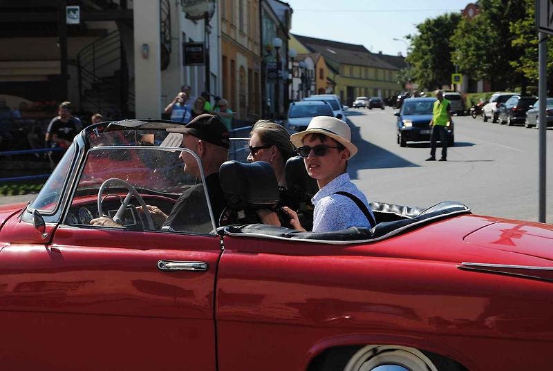 Veterány se sjely do Veselí nad Lužnicí na Selské Baroko 2023.