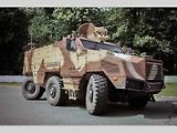 Kolový obrněný transportér Titus na podvozku Tatra 6x6.