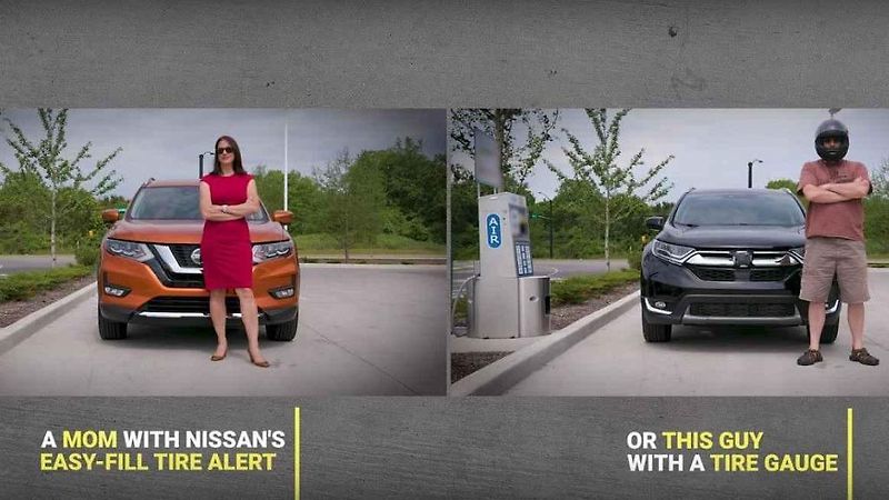 Systém Easy Fill Tire Alert od Nissanu.