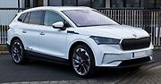 U nás vyráběný elektromobil Škoda Enyaq iV. Foto: Wikimedie Commons, M93, CC BY-SA 3.0