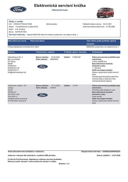 Ford Tourneo Custom 320 L2H1 Titanium aut. - fotka 47 z 64