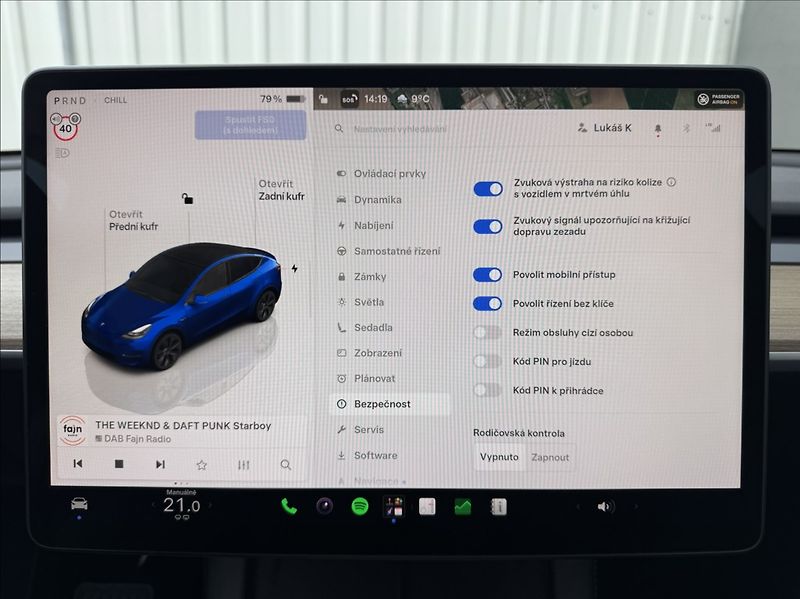 Tesla Model Y 0,0 Long Range 1.maj. původ ČR - fotka 37 z 50