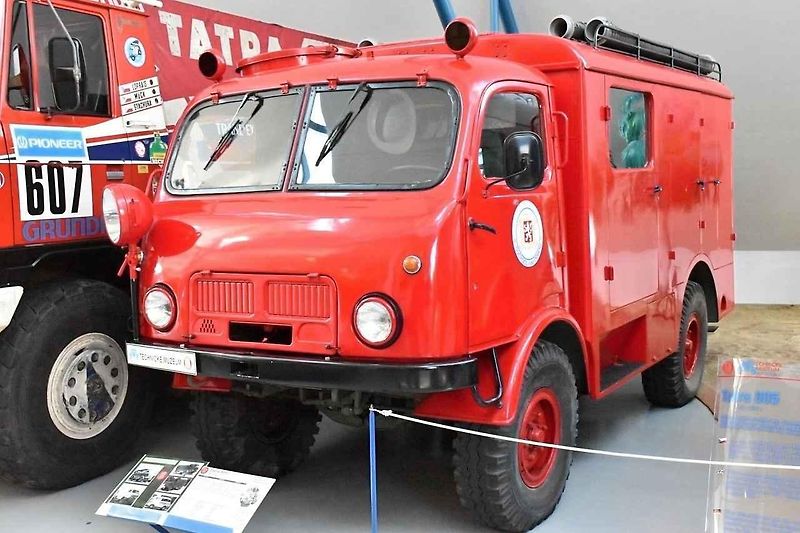 Expediční Tatra 805 v kopřivnickém muzeu