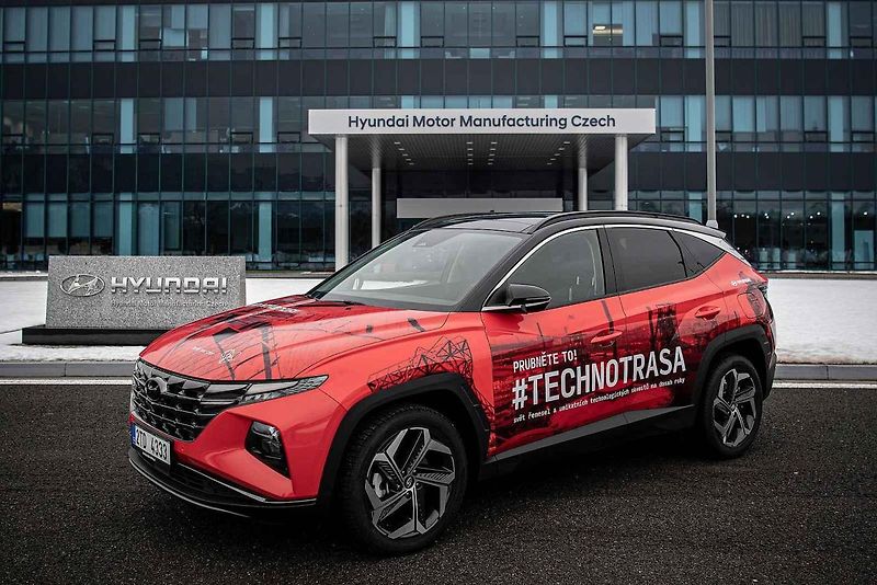Automobilka Hyundai v Nošovicích, leden 2022.