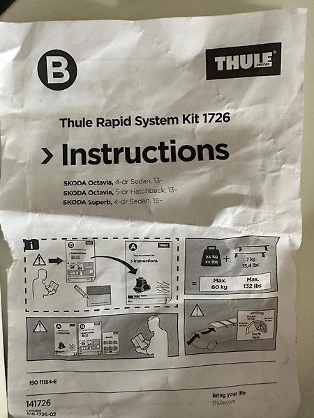 Ostatní (2022) THULE  KIT  1726 + 754 - fotka 5 z 7