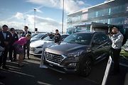 Oslavy 10. výročí zahájení sériové výroby automobilky Hyundai, 2. listopadu 2018 v Nošovicích.