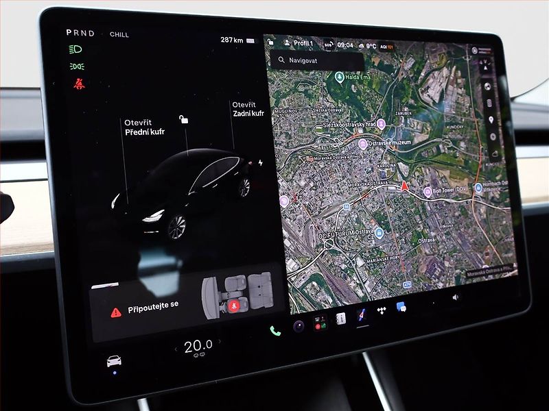 Tesla Model 3 (2019) Long Range 4WD 78kWh, SoH 83% - fotka 14 z 20