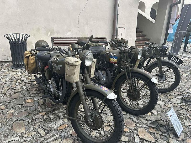 Vzpomínková motocyklová Soutěž Šumavou.