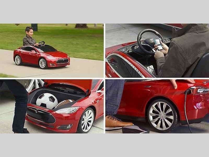 Autíček pro děti je dnes nepřeberné množství. Co třeba Tesla Model S?