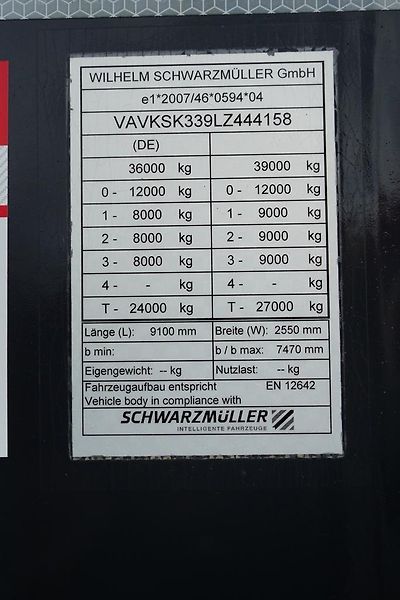 Schwarzmüller (2020) / WYWROTKA / 26 M3 / OŚ PODNOS - fotka 11 z 24
