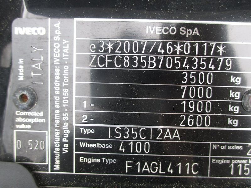 Iveco Daily 35C16, 2,3, HČ, 8 palet - fotka 19 z 19