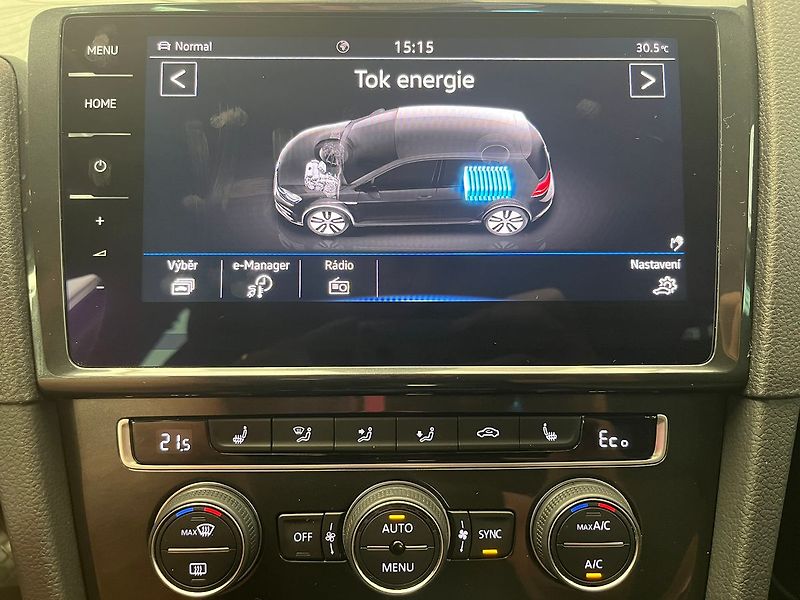 Volkswagen e-Golf 93,1% SoH, tep.čerp. virtual k - fotka 73 z 95