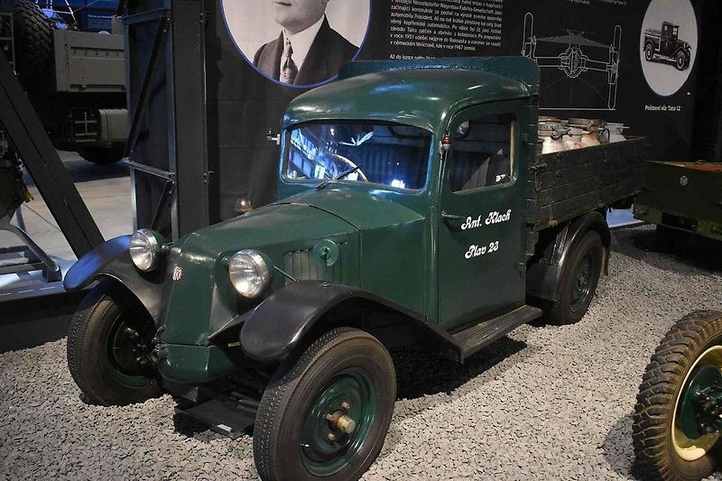 Tatra 11 v muzeu nákladních automobilů v Kopřivnici