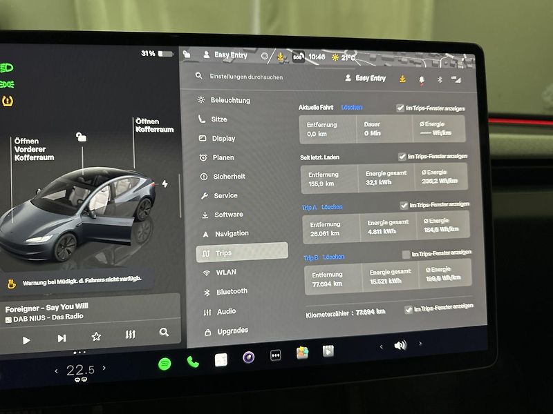 Tesla Model 3 LONG RANGE DUAL MOTOR SOH 93,5 - fotka 11 z 12