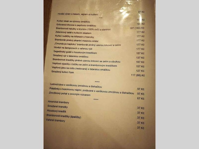 Motorest Koliba u Hradce Králové.