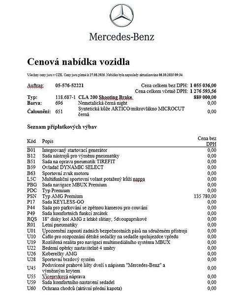 Mercedes-Benz CLA 200 Shooting Brake AKCE - fotka 21 z 23