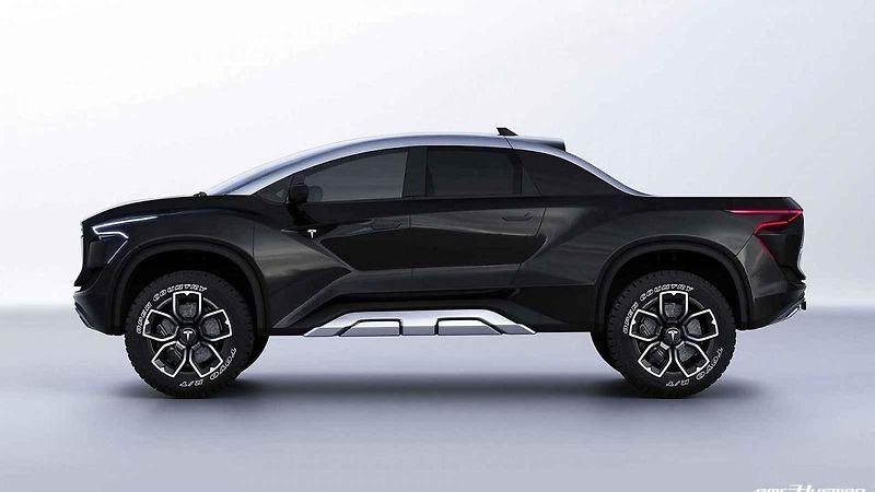Návrh elektrického pick-upu Tesla
