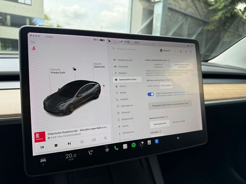 Tesla Model 3 Enhanced autopilot, k dispozic - fotka 18 z 38