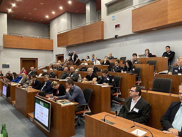 Regionální dopravní konference v Kraji Vysočina., zdroj: Deník/Marcel Moržol