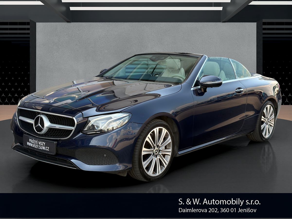 Mercedes-Benz Třídy E D 4M,Cabrio, Burmester, Avantg