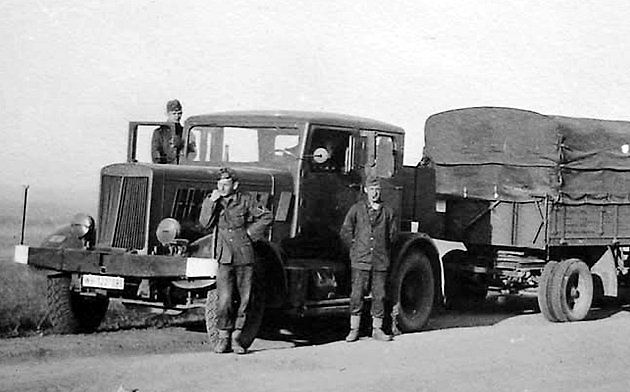 Hanomag SS 100 s vlekem., zdroj: Se svolením SLA Most