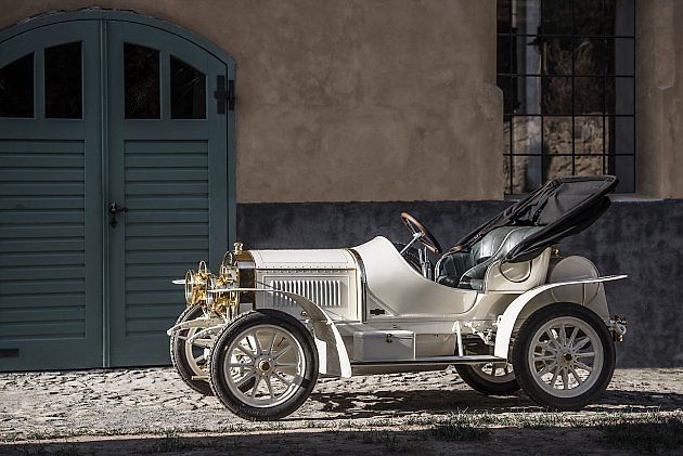 Laurin & Klement BSC z roku 1908., zdroj: Se souhlasem Škoda Auto.