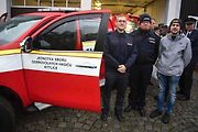 Hasiči z Kytlic představili nové zásahové vozidlo.