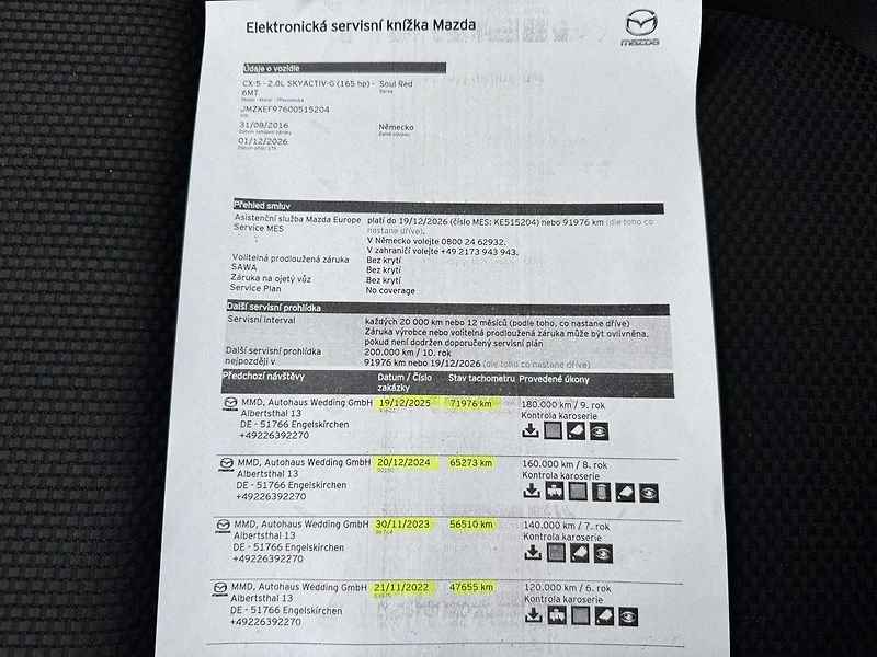 Mazda CX-5 (2016) 2.0i G-165 LED Navi Kamera - fotka 29 z 47
