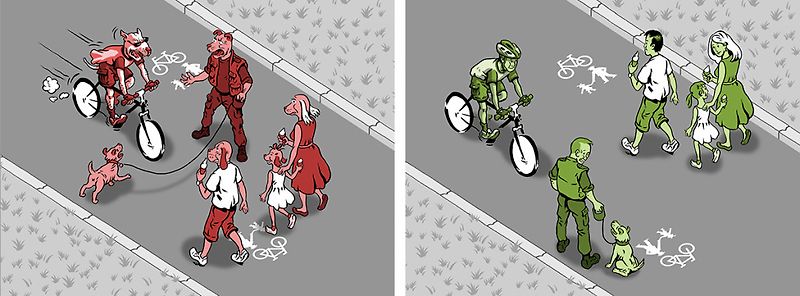 Cyklista versus motorista
