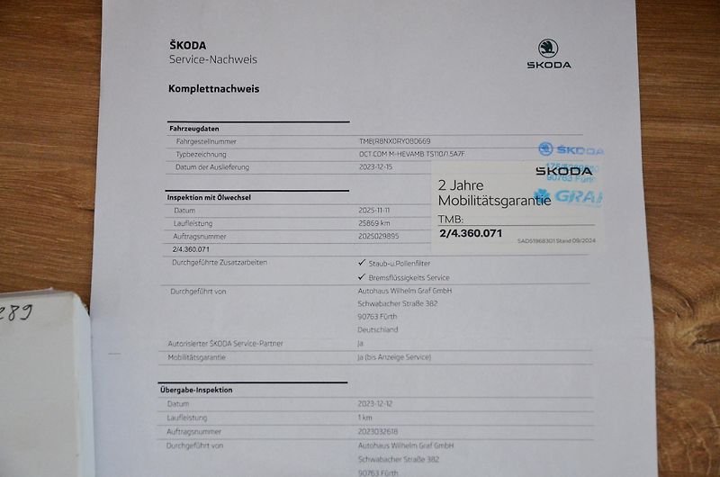 Škoda Octavia (2023) 1.5 TSi 110kW DSG AMB / TAŽNÉ  - fotka 11 z 43
