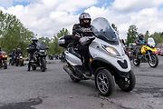 Motorkáři se sjeli na žehnání v bazilice v Jablonném.