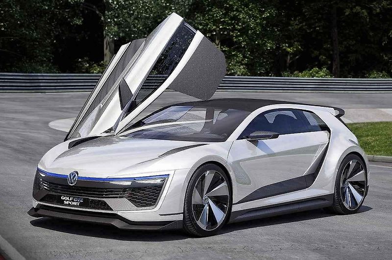 Koncept Volkswagen Golf GTE Sport.