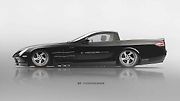 Mercedes-Benz SLR McLaren jako pick-up.