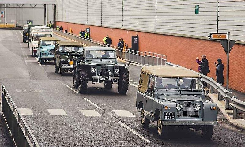 Poslední vyrobený Land Rover Defender.