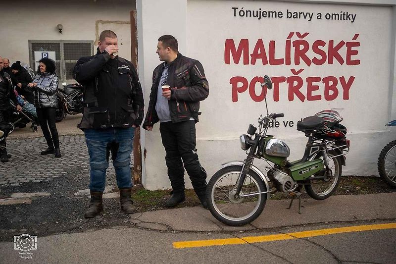Vánočka 2024. Podívejte se, jak vypadal tradiční sraz motorkářů ve Slavkově.