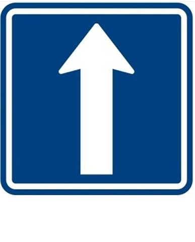Dopravní značka Jednosměrný provoz., zdroj: Ministerstvo dopravy, volné dílo