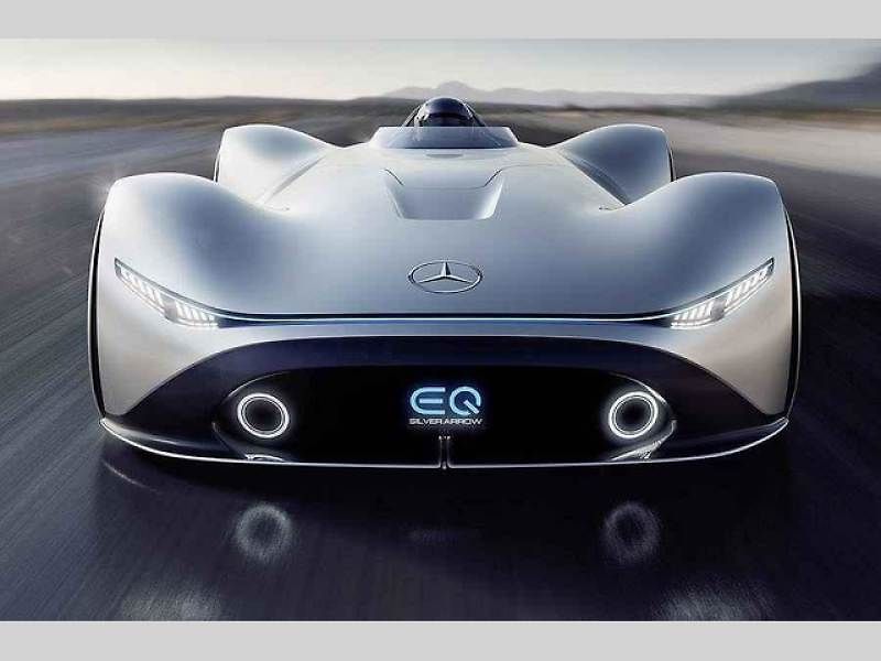 Koncept Mercedes-Benz Silver Arrow EQ