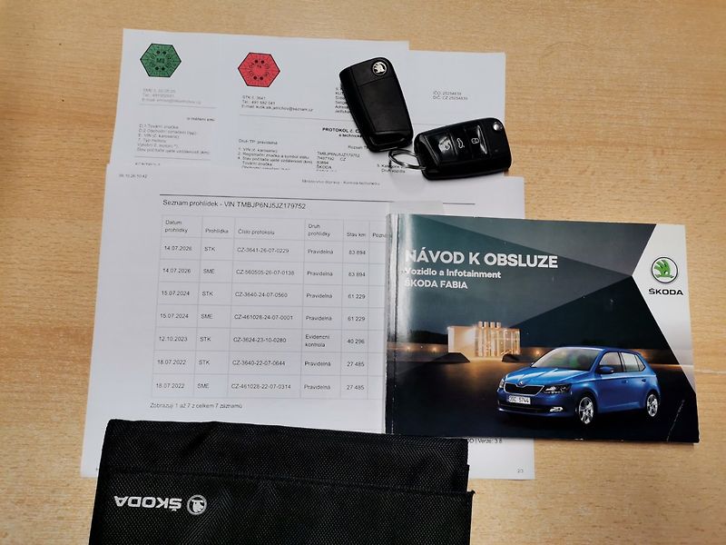 Škoda Fabia (2018) 1.0TSi 70kw Klima ČR - fotka 20 z 25