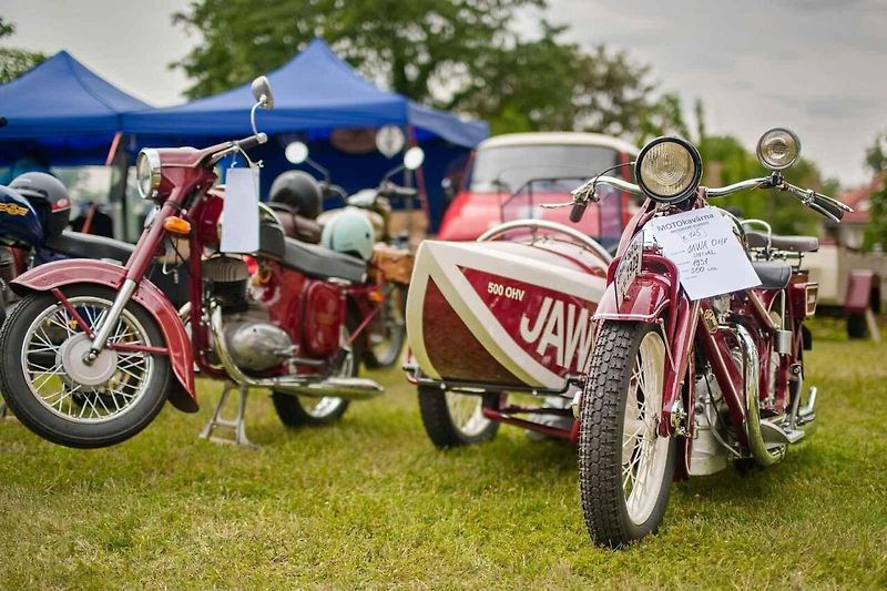 Veteráni ovládli Holovousy. U zámku se představilo na 180 historických exponátů
