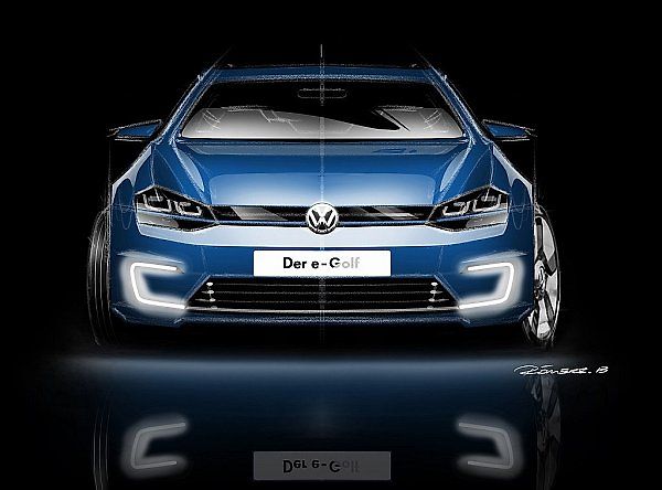 Volkswagen e-Golf.