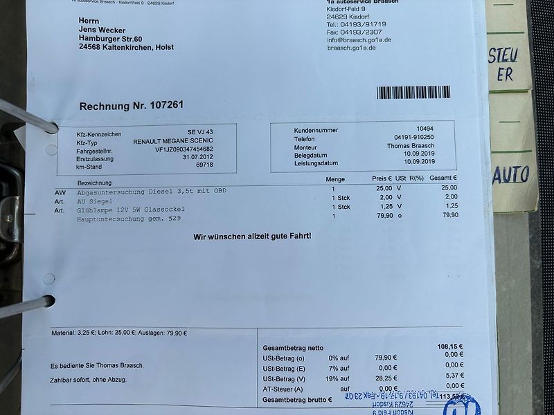 Renault Scénic 1.5dCi, 81kW, Automat, Tažné - fotka 18 z 27