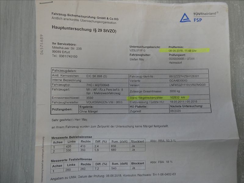 Volkswagen Transporter 2,0 TDi BUS 9.míst,klima,webas - fotka 44 z 46
