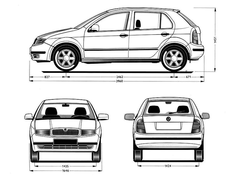 Škoda Octavia první generace.