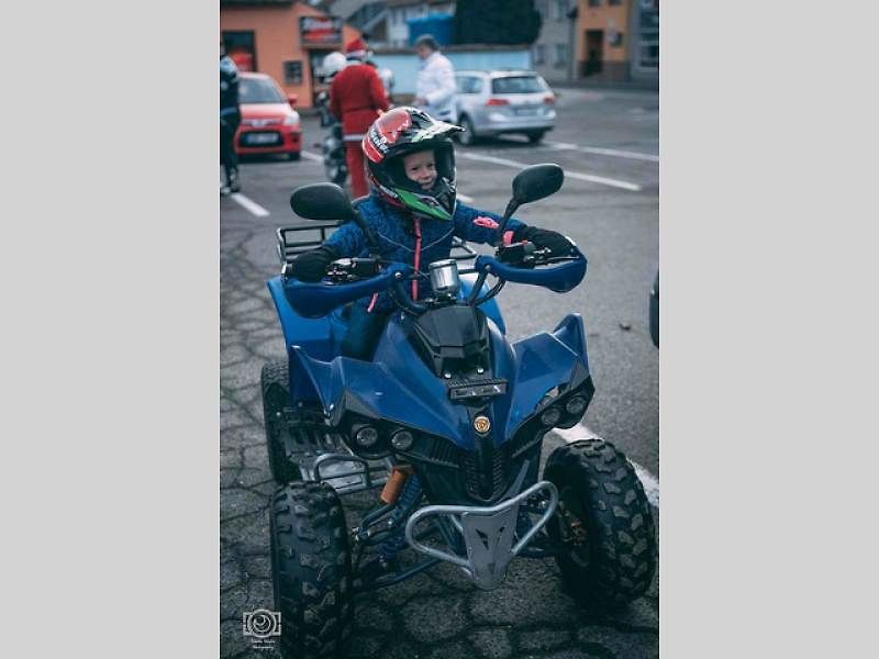 Vánočka 2024. Podívejte se, jak vypadal tradiční sraz motorkářů ve Slavkově.