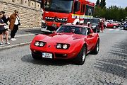 Na tradiční Lidický okruh dorazily desítky historických automobilů a motocyklů, které obdivovali návštěvníci z Kladna i širokého okolí.