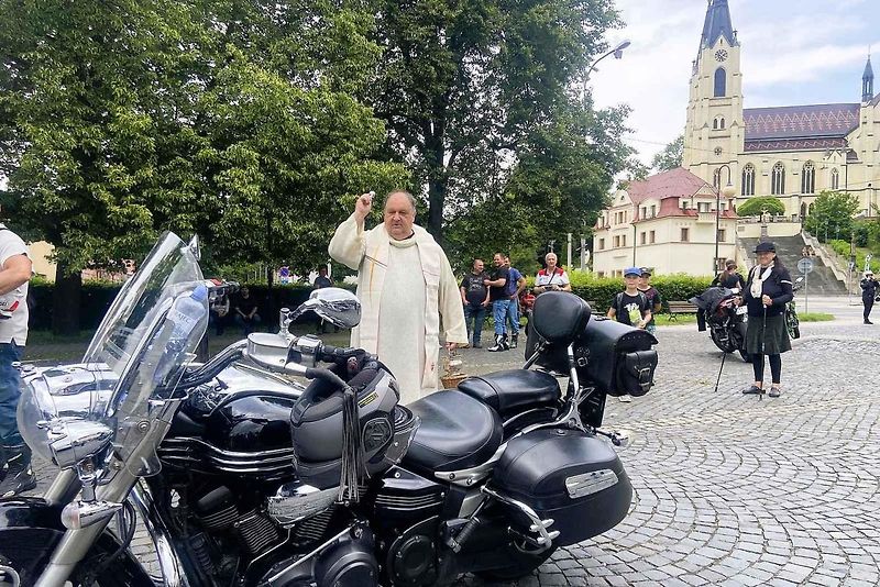 Žehnání motorkářům Orlová, 7. 6. 2025