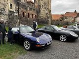Sraz vozů Porsche ve Švihově na hradě.