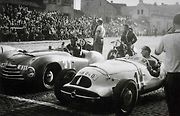 Škoda Supersport z roku 1950 na startu Velké ceny Brna